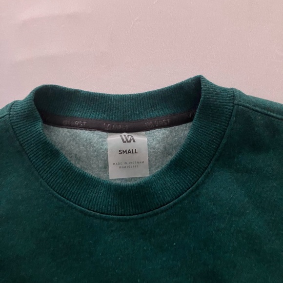 Vrst green fleece pullover sweater and shorts set size small - Picture 12 of 12